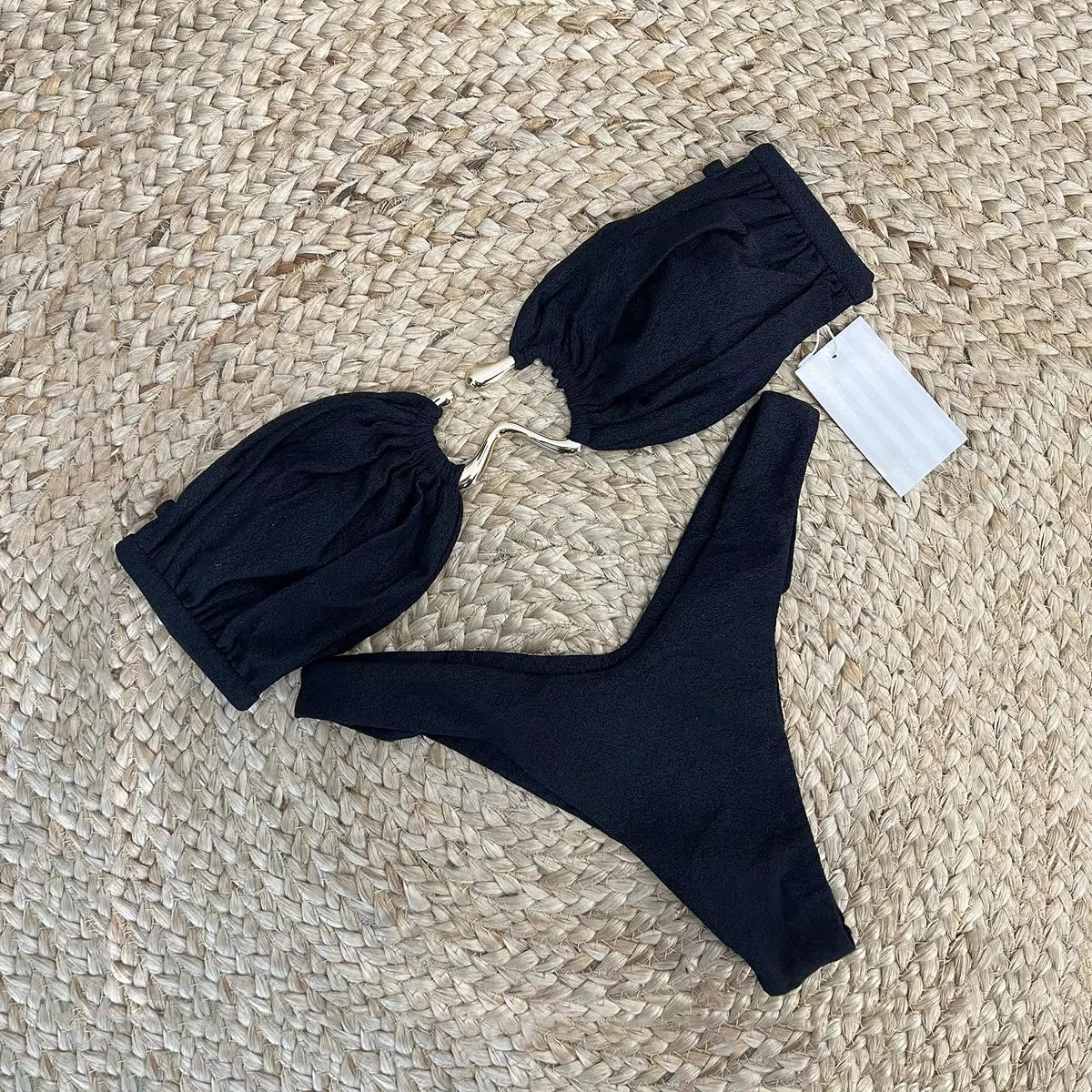 Bandeau Bikinis 2024 Sexy Women Swimsuits Swimwear Female Brazilian Bikini Set Bathing Suit Swimming Suits Beachwear Biquini